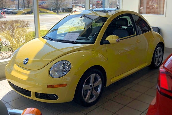 Neil's Yellow Volkswagen Beetle